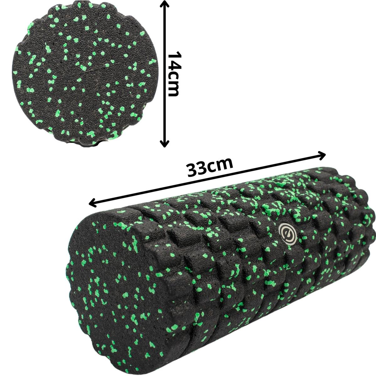 WAŁEK ROLLER JOGA EPP CZARNY 14x33CM 190G