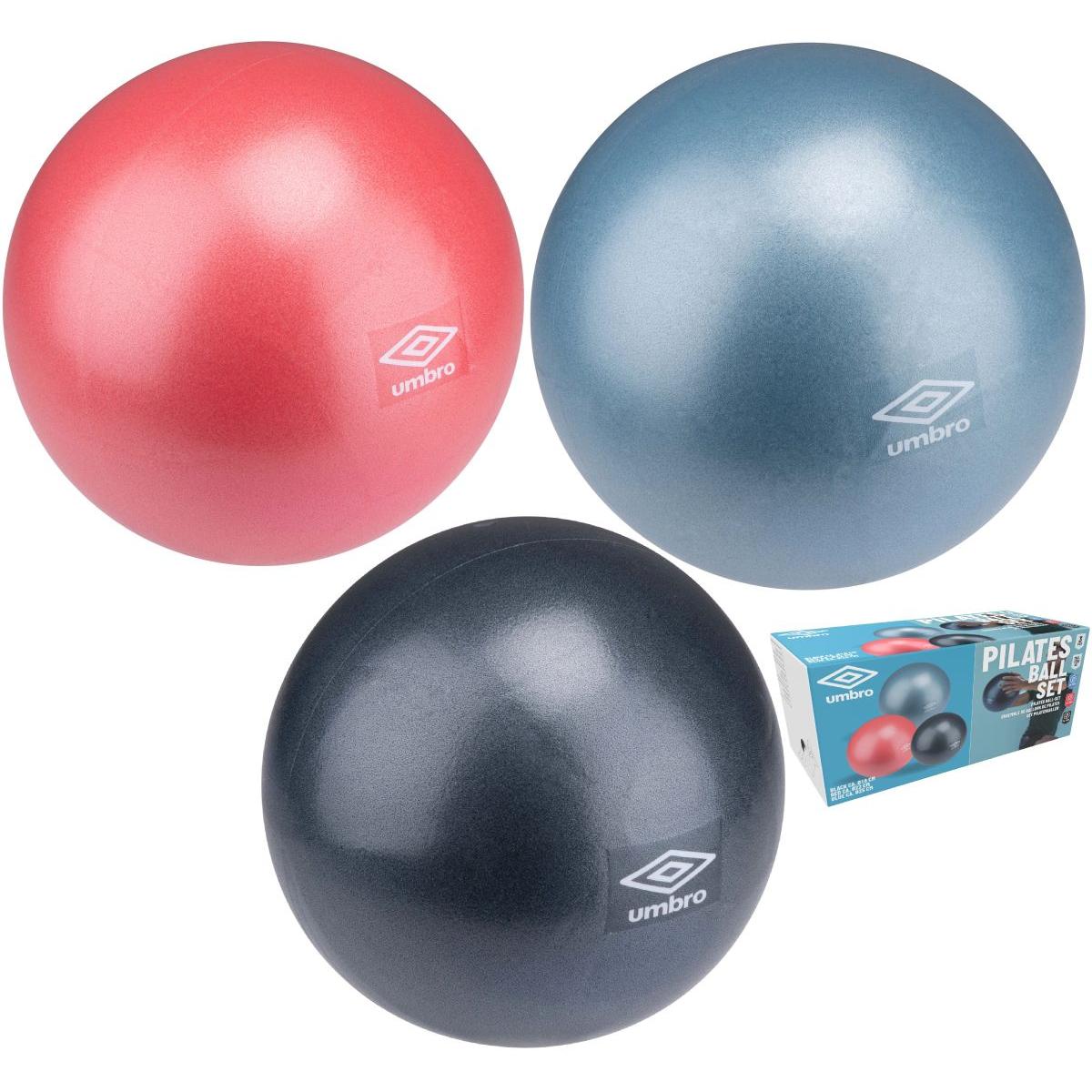 PIŁKA FITNESS PILATES 18CM 22CM 25CM 3 SZT UMBRO