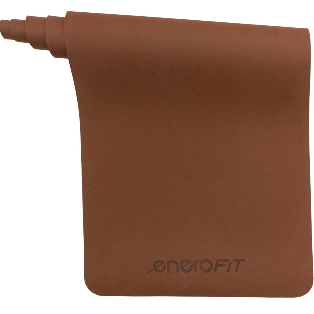 MATA DO JOGI I FITNESS TPE ANTYPOŚLIZGOWA BRĄZOWA ENERO FIT
